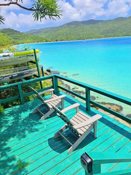Sailfish Villa Luxury Beachfront Estate Magens Bay Cruz Bay エクステリア 写真