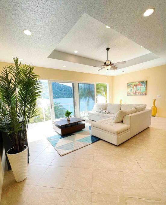 Sailfish Villa Luxury Beachfront Estate Magens Bay Cruz Bay エクステリア 写真