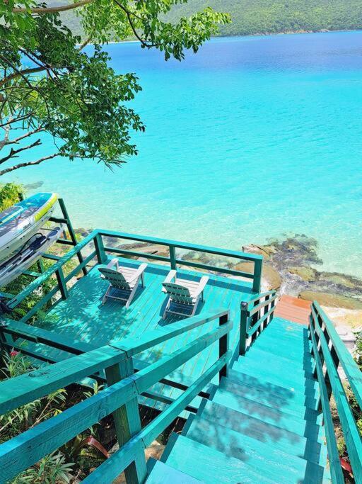 Sailfish Villa Luxury Beachfront Estate Magens Bay Cruz Bay エクステリア 写真