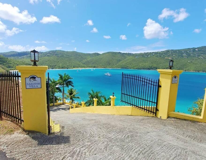 Sailfish Villa Luxury Beachfront Estate Magens Bay Cruz Bay エクステリア 写真